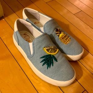 Pineapple & Lemon Gemstone Sneakers